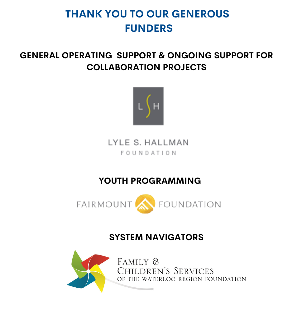 Thank you Funders